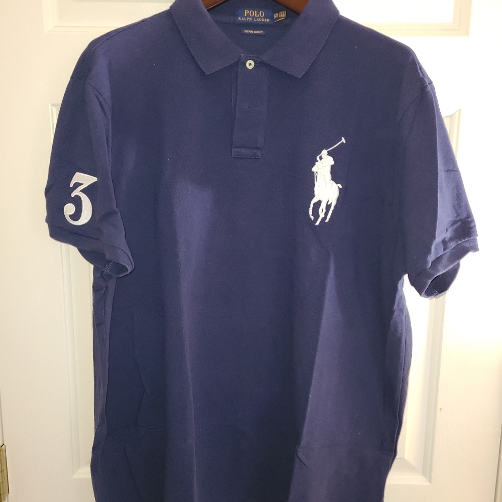 RALPH LAUREN POLO CUSTOM SLIM SHIRT BIG PONY XXL